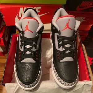 Jordan 3 Cement Grey Sz 12